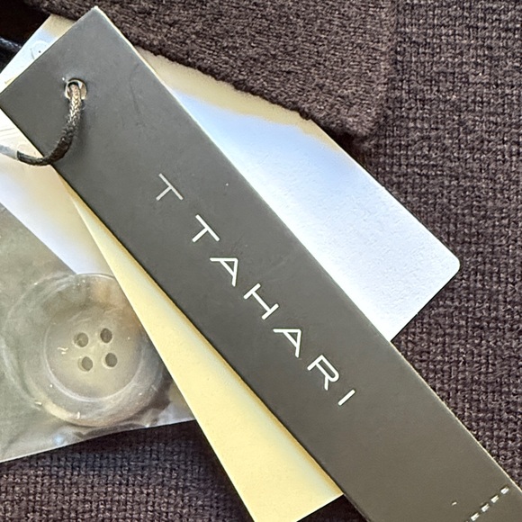 T Tahari Black Women's sweater jacket - Picture 5 of 9